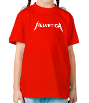 Детская футболка Helvetica Metallica