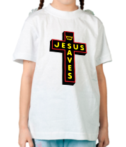 Детская футболка Jesus Saves_3D фото