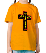 Детская футболка Jesus Saves_3D фото