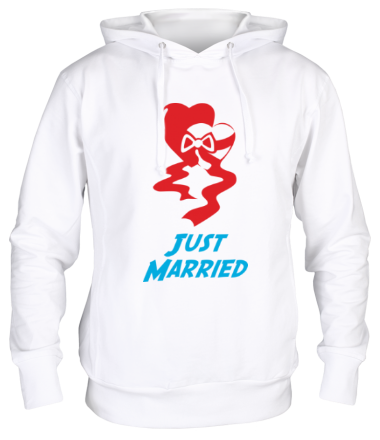 Толстовка худи Just Married