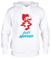 Толстовка худи Just Married фото