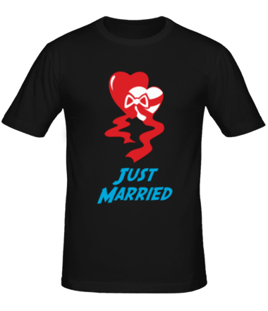 Мужская футболка Just Married
