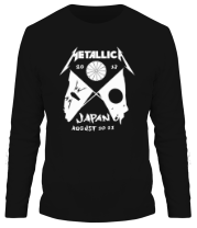 Мужская футболка длинный рукав Metallica Japan 2013 Tour фото