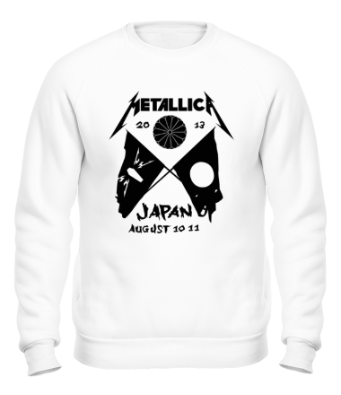 Толстовка без капюшона Metallica Japan 2013 Tour