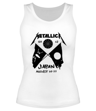 Женская майка борцовка Metallica Japan 2013 Tour