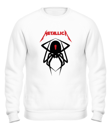 Толстовка без капюшона Metallica Spider