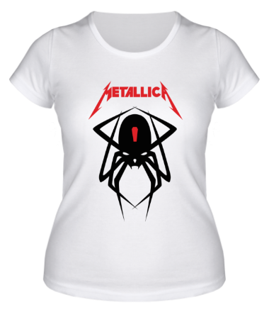 Женская футболка Metallica Spider