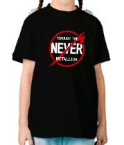 Детская футболка Metallica Through the Never фото