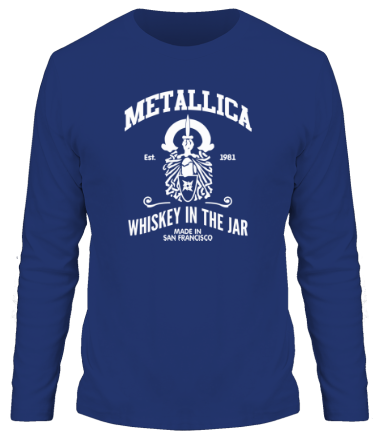 Мужская футболка длинный рукав Metallica Whiskey in the Jar