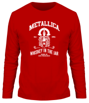 Мужская футболка длинный рукав Metallica Whiskey in the Jar фото