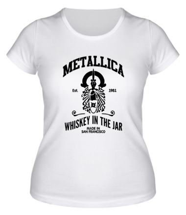 Женская футболка Metallica Whiskey in the Jar
