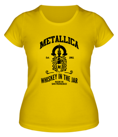 Женская футболка Metallica Whiskey in the Jar