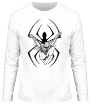 Мужская футболка длинный рукав Человек-паук фото