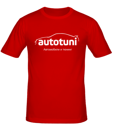 Мужская футболка Сайт autotuni.ru (new logo)