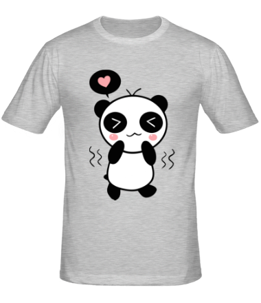 Мужская футболка Милая панда (мужская)