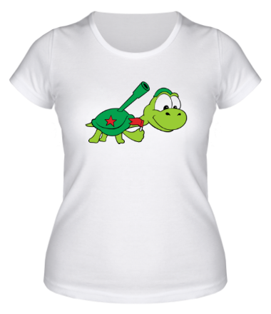 Женская футболка Боевая черепаха