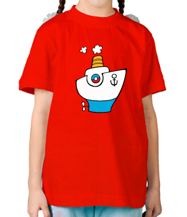 Детская футболка Кораблик