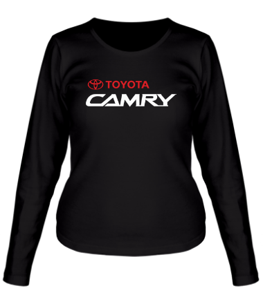 Женская футболка длинный рукав Toyota Camry