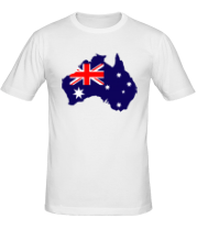 Мужская футболка Австралийский Флаг фото