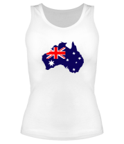 Женская майка борцовка Австралийский Флаг фото