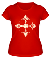 Женская футболка Геральдический орнамент (свет) фото