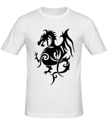 Мужская футболка Геральдический дракон