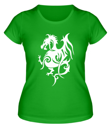 Женская футболка Геральдический дракон