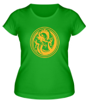 Женская футболка Дракон символ фото