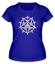 Женская футболка Пентаграмма (свет) фото