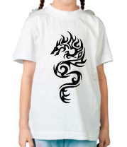 Детская футболка Татуировка - дракон фото
