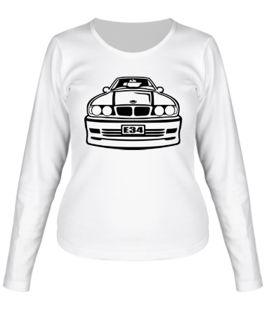 Женская футболка длинный рукав BMW e34
