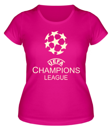 Женская футболка UEFA (свет)