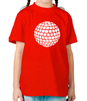 Детская футболка Зеркальный шар фото