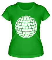 Женская футболка Зеркальный шар фото