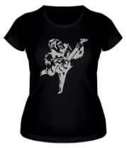 Женская футболка Горила с электрогитарой фото