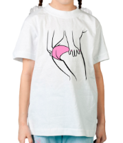 Детская футболка Розовые трусики фото