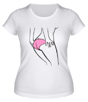 Женская футболка Розовые трусики