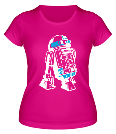 Женская футболка Дроид R2D2