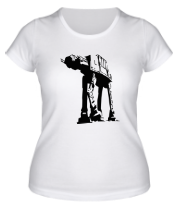 Женская футболка Робот слон фото