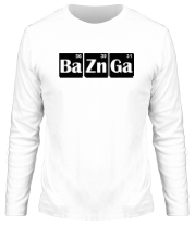 Мужская футболка длинный рукав Bazinga фото