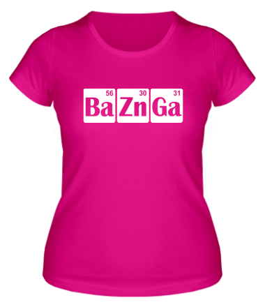 Женская футболка Bazinga