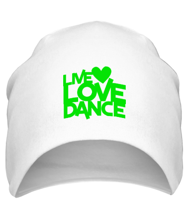 Шапка Live Love Dance