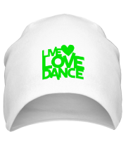 Шапка Live Love Dance фото