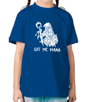 Детская футболка Gif me mana (dota) фото