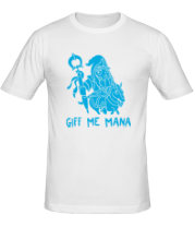Мужская футболка Gif me mana (dota) фото