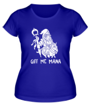 Женская футболка Gif me mana (dota) фото