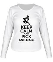 Женская футболка длинный рукав Pick antimage фото