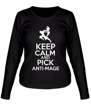 Женская футболка длинный рукав Pick antimage фото