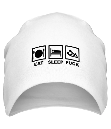 Шапка Eat sleep fuck