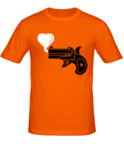 Мужская футболка Love gun фото